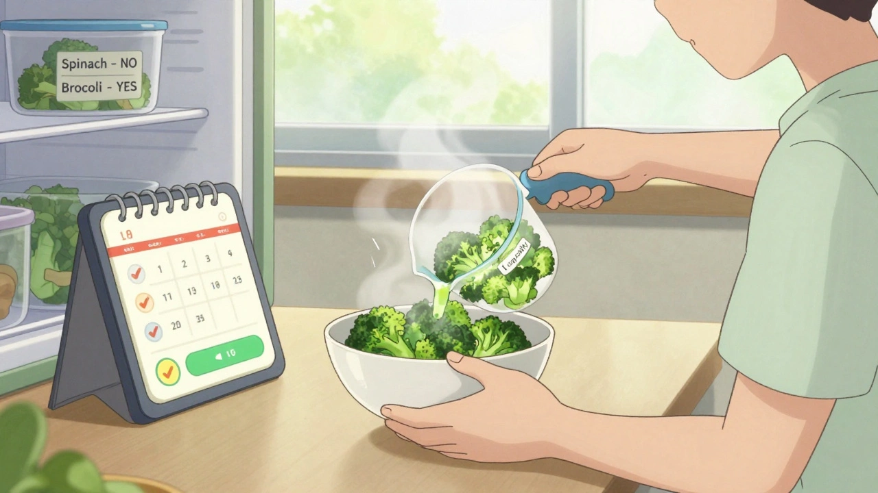 Vitamin K Foods and Warfarin Interactions for INR Control